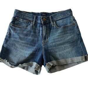 J.Crew Denim Cuffed Shorts Sz 26‎